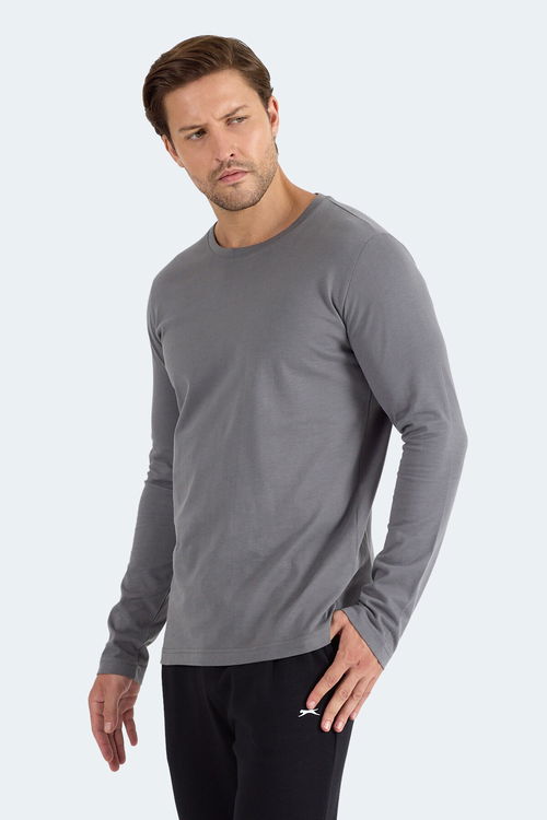 Slazenger ROVER Erkek Sweatshirt Koyu Gri