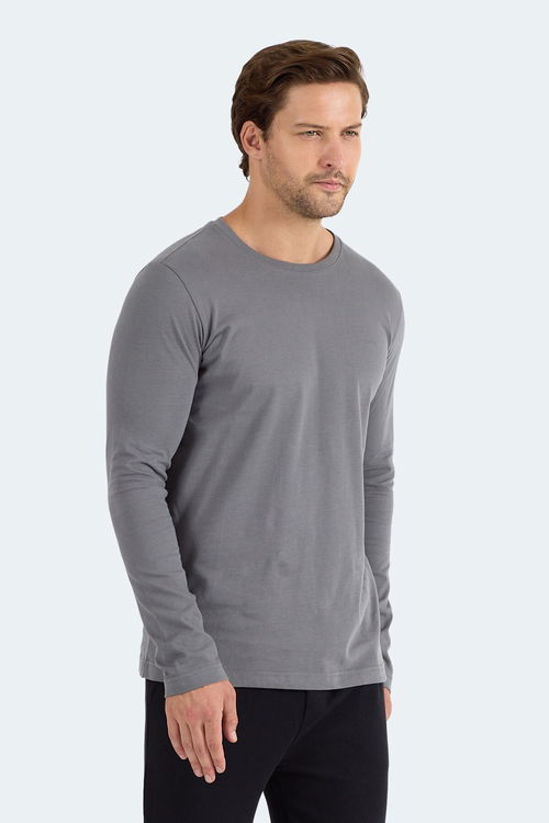 Slazenger ROVER Erkek Sweatshirt Koyu Gri