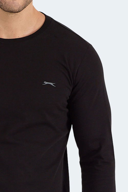 Slazenger ROVER Erkek Sweatshirt Siyah