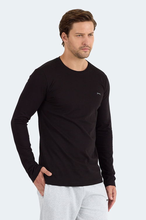 Slazenger ROVER Erkek Sweatshirt Siyah