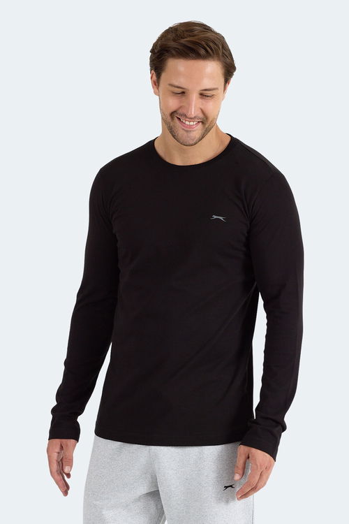 Slazenger ROVER Erkek Sweatshirt Siyah
