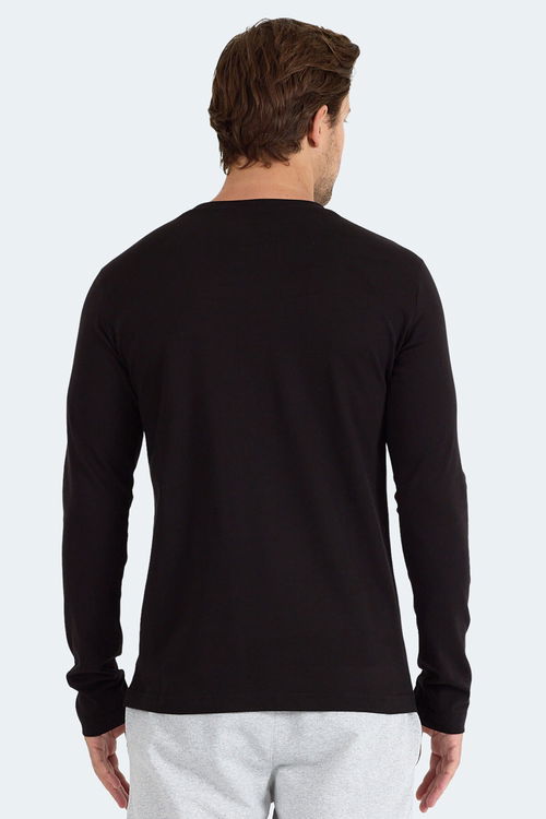 Slazenger ROVER Erkek Sweatshirt Siyah