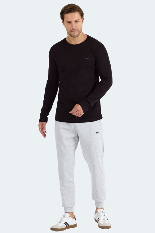 Slazenger ROVER Erkek Sweatshirt Siyah