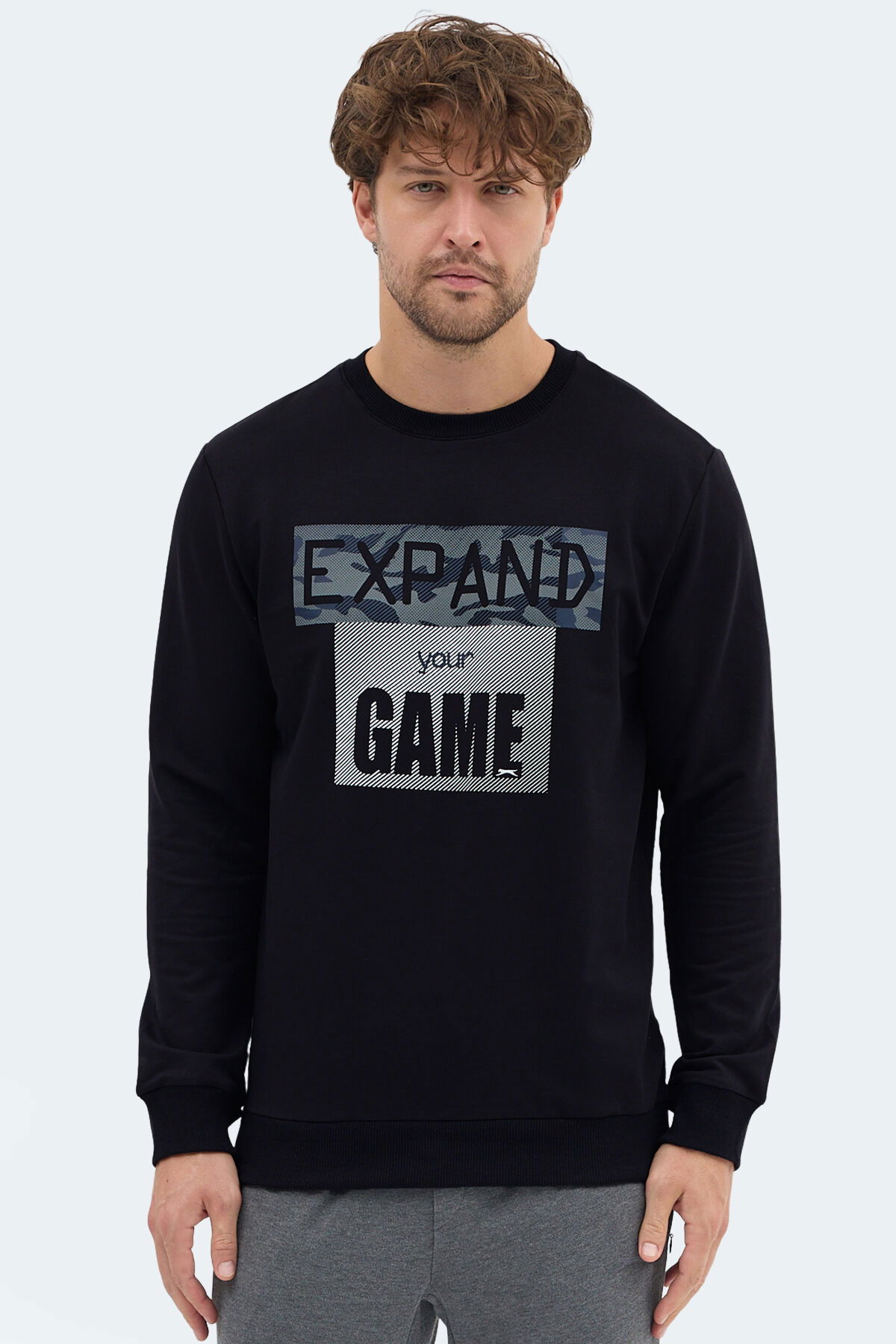 Slazenger RUBIO Erkek Koyu Lacivert Sweatshırt - Thumbnail