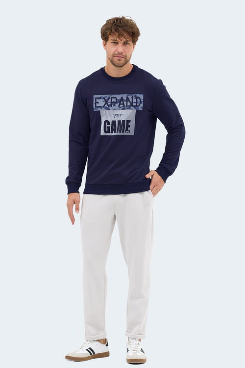 Slazenger RUBIO Erkek Lacivert Sweatshırt