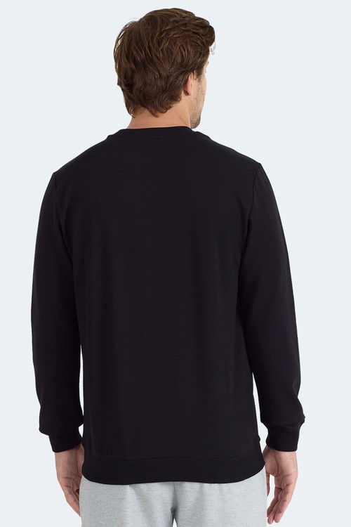 Slazenger RUBIO Erkek Siyah Sweatshirt