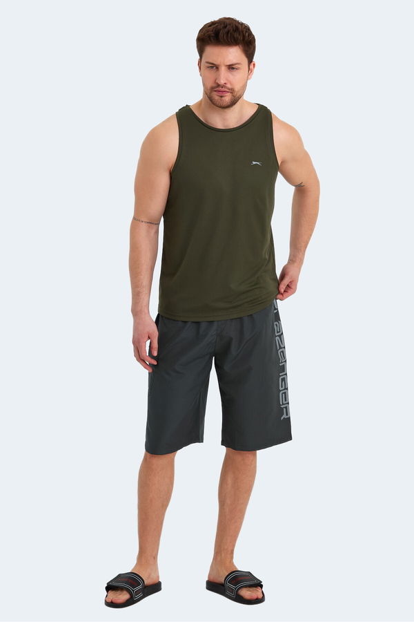 Slazenger RUNIST IN Erkek Mayo Koyu Gri