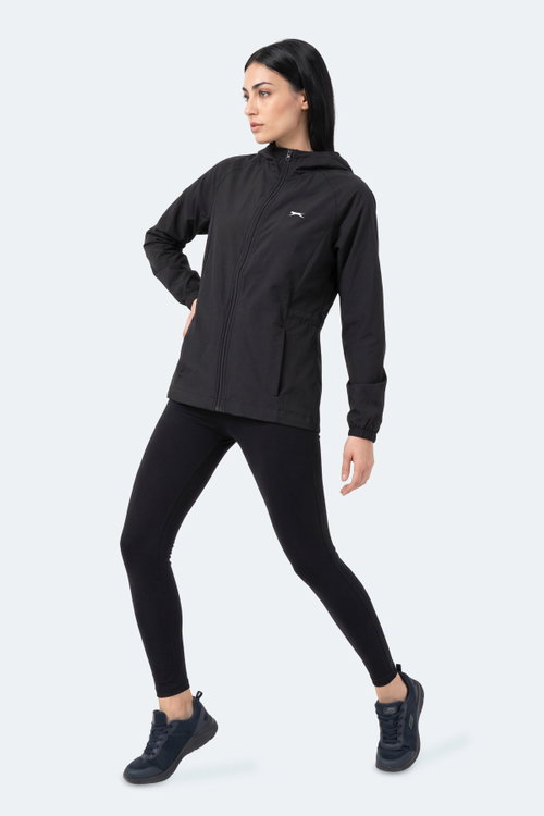 Slazenger RUSTIC Kadın Siyah Sweatshırt