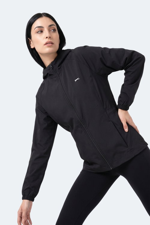 Slazenger RUSTIC Kadın Siyah Sweatshırt