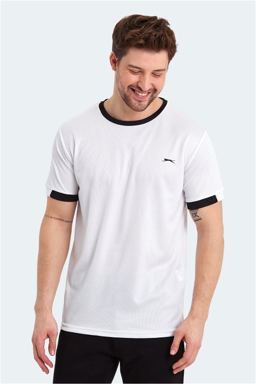 Slazenger RUWA Erkek Kısa Kol T-Shirt Beyaz