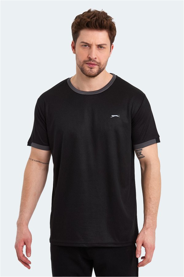 Slazenger RUWA Erkek Kısa Kol T-Shirt Siyah