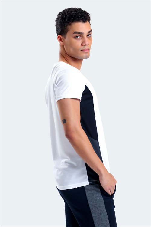 RYAN Erkek Kısa Kol T-Shirt Beyaz / Siyah