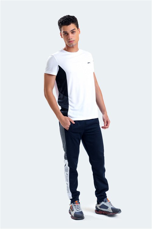 RYAN Erkek Kısa Kol T-Shirt Beyaz / Siyah