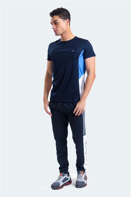 RYAN Erkek Kısa Kollu T-Shirt Lacivert / Mavi
