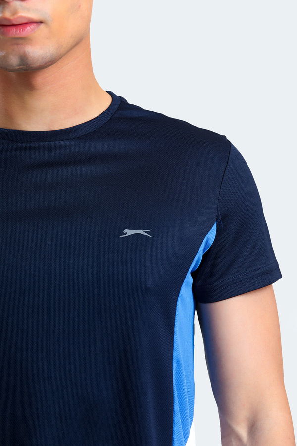 Slazenger RYAN Erkek Tişört Lacivert / Mavi