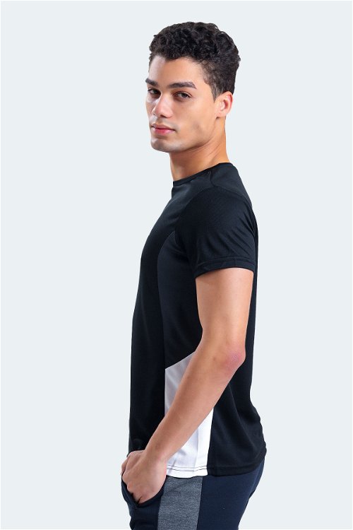 RYAN Erkek Kısa Kol T-Shirt Siyah / Koyu Gri