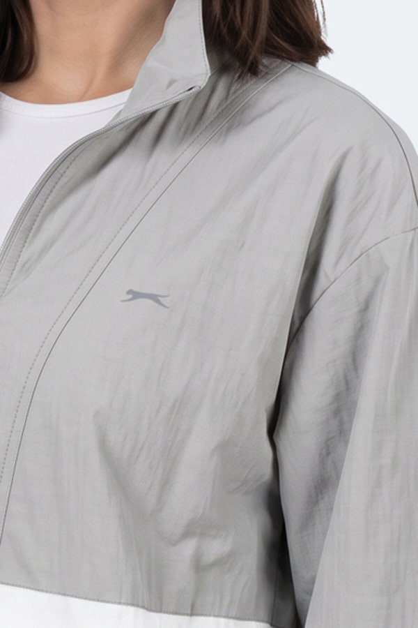 Slazenger RYDER I Kadın Gri Rüzgarlık