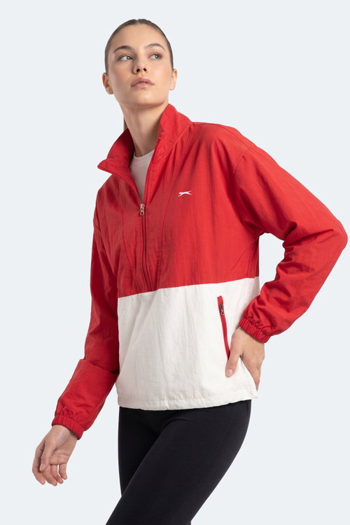 Slazenger RYDER I Kadın Kırmızı Rüzgarlık
