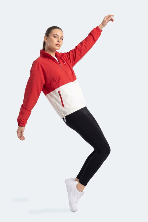 Slazenger RYDER I Kadın Kırmızı Rüzgarlık
