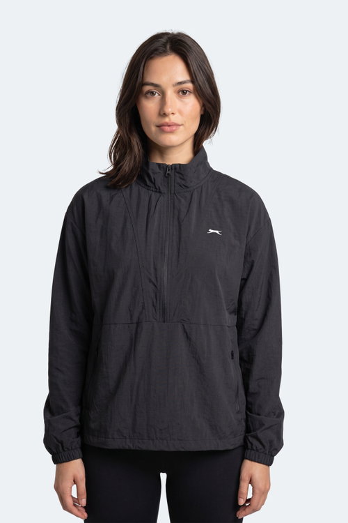 Slazenger RYDER I Kadın Siyah / Siyah Rüzgarlık