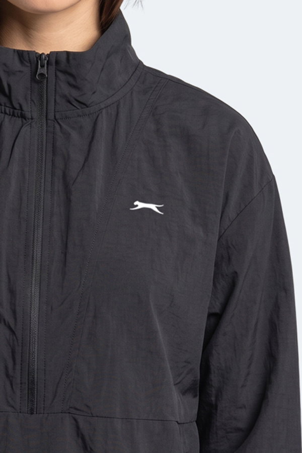 Slazenger RYDER I Kadın Siyah / Siyah Rüzgarlık
