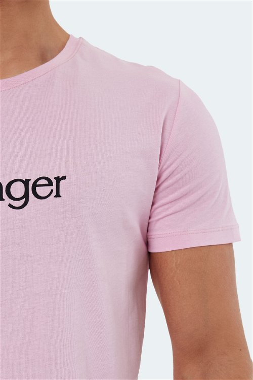 Slazenger SABE I Erkek T-Shirt Açık Pembe