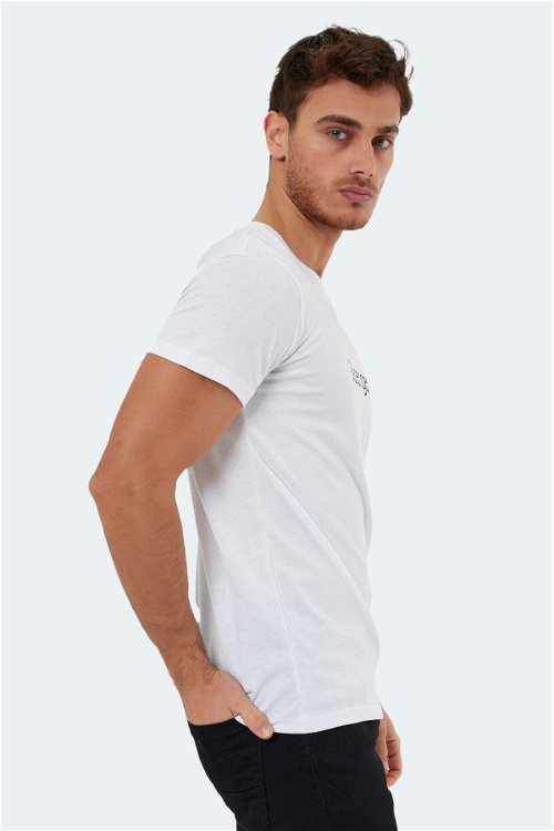 Slazenger SABE I Erkek T-Shirt Beyaz