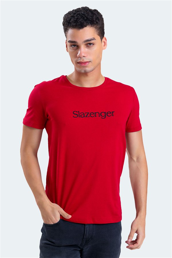 Slazenger SABE I Erkek T-Shirt Bordo