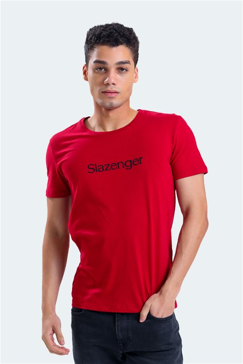 Slazenger SABE I Erkek T-Shirt Bordo
