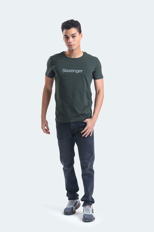 Slazenger SABE I Erkek T-Shirt Haki