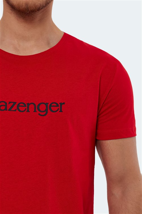 Slazenger SABE I Erkek T-Shirt Kırmızı