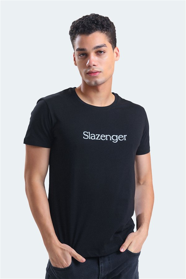 Slazenger SABE I Erkek T-Shirt Siyah