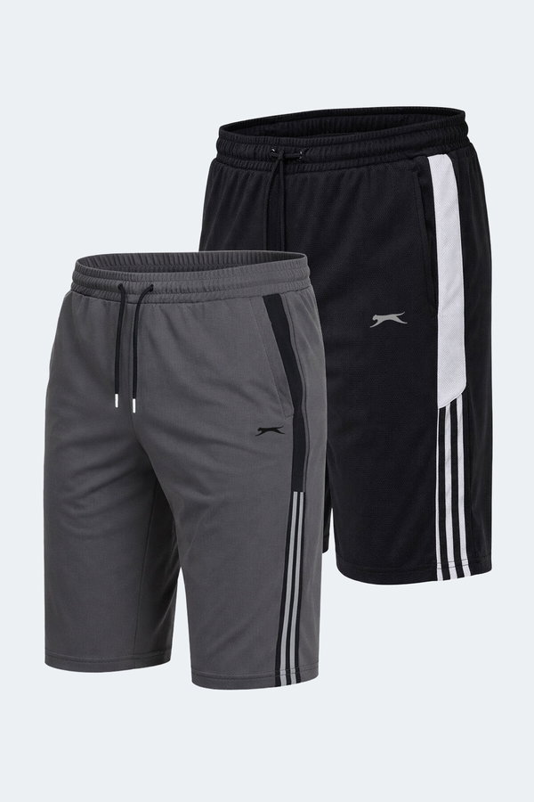 Slazenger SAKI 2 Lİ SET Erkek Cepli Kapri Şort