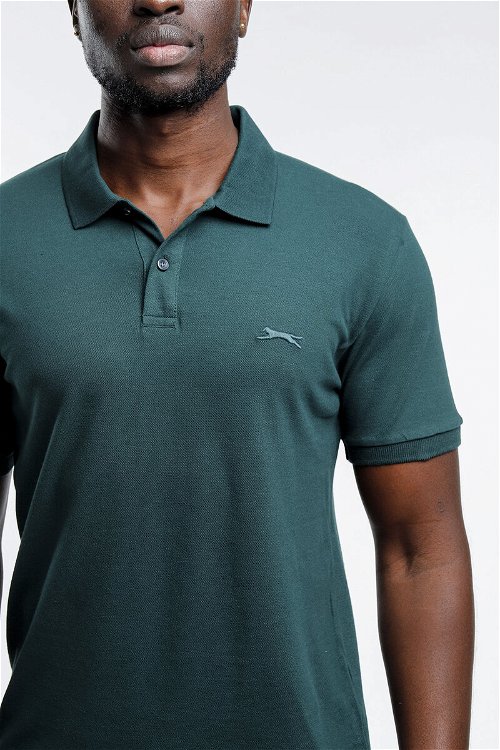 Slazenger SALVATOR Erkek Kısa Kol T-Shirt Koyu Yeşil