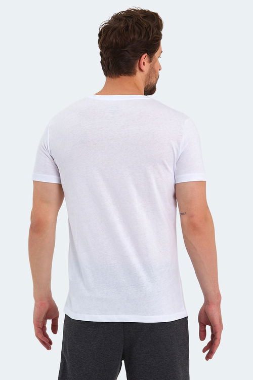 Slazenger SANDER KTN Erkek Beyaz Tişört