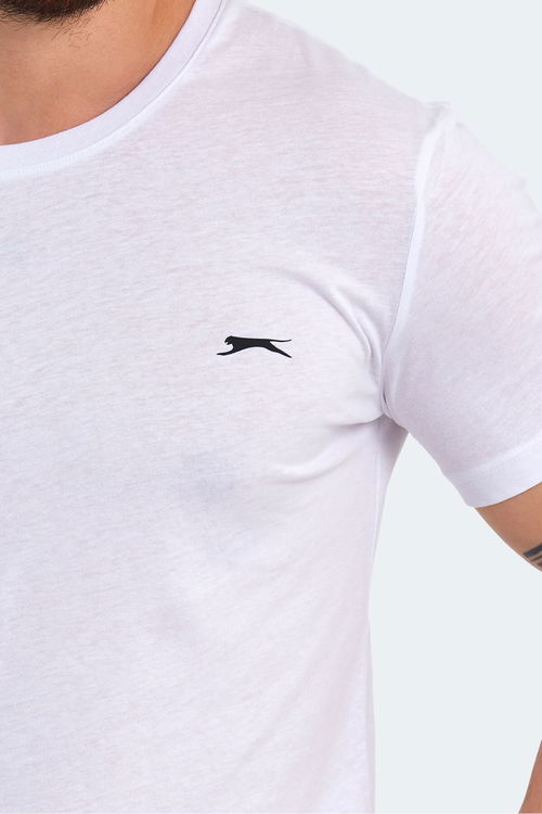 Slazenger SANDER KTN Erkek Beyaz Tişört