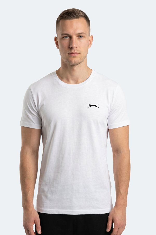 Slazenger SANDER KTN Erkek Beyaz Tişört
