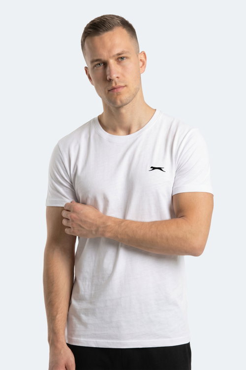 Slazenger SANDER KTN Erkek Beyaz Tişört