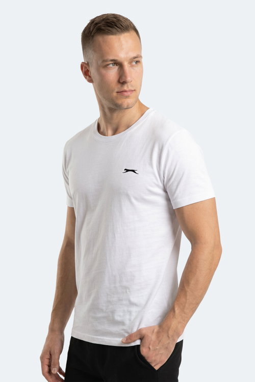 Slazenger SANDER KTN Erkek Beyaz Tişört