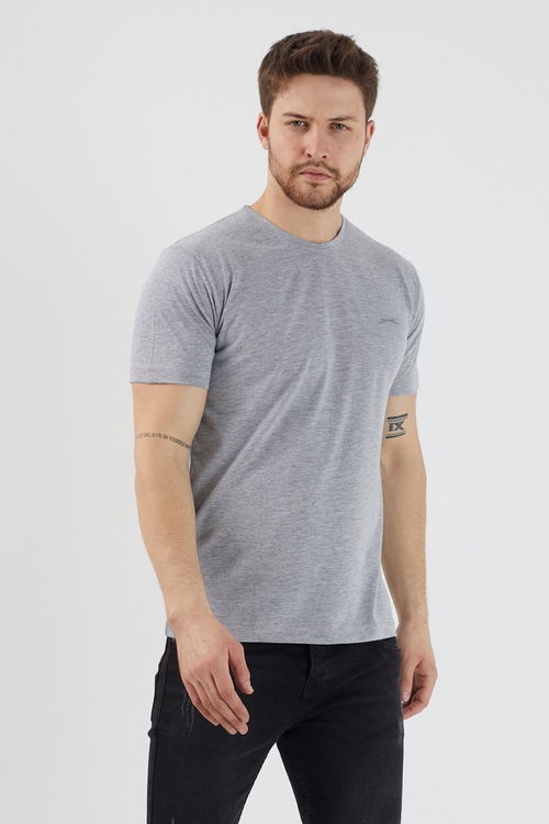 Slazenger SANDER KTN Erkek Gri Tişört