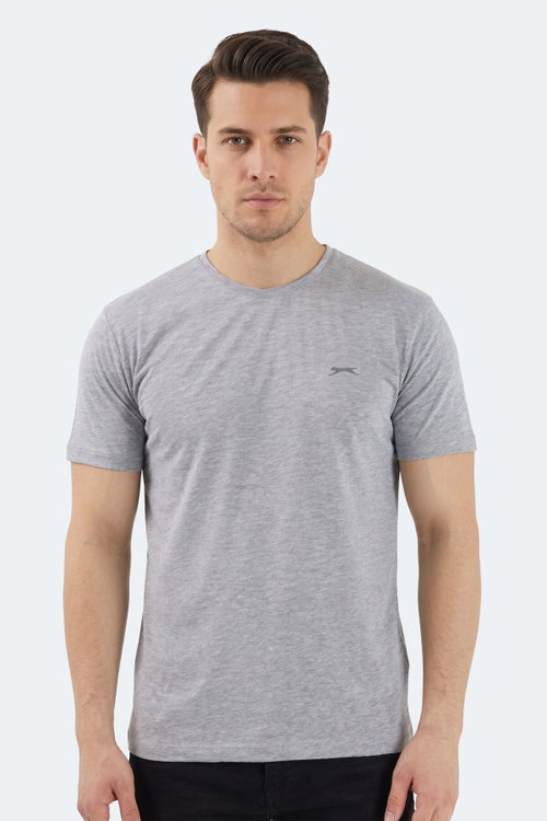 Slazenger SANDER KTN Erkek Gri Tişört