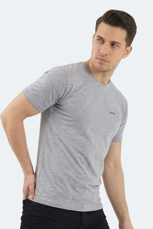 Slazenger SANDER KTN Erkek Gri Tişört