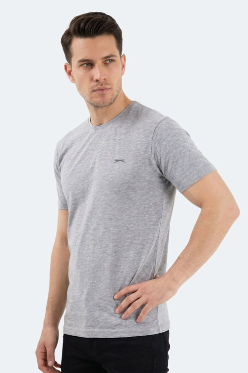 Slazenger SANDER KTN Erkek Gri Tişört