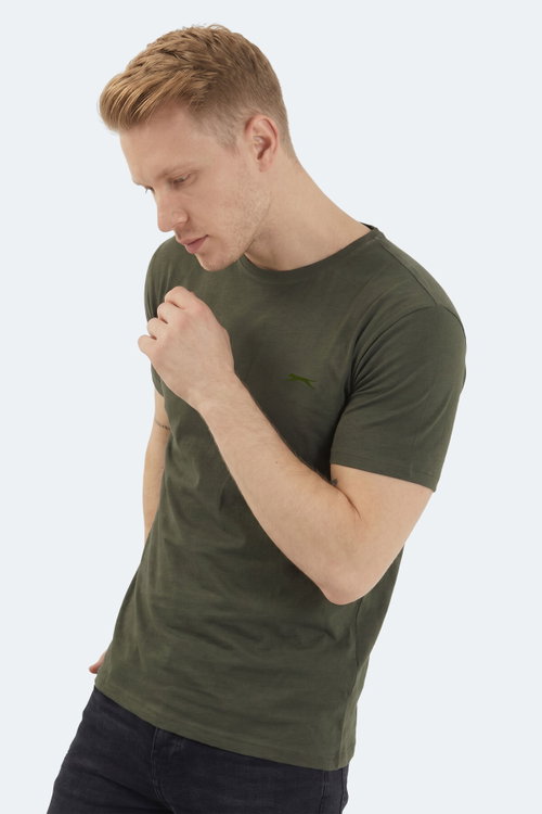 Slazenger SANDER KTN Erkek Haki Tişört