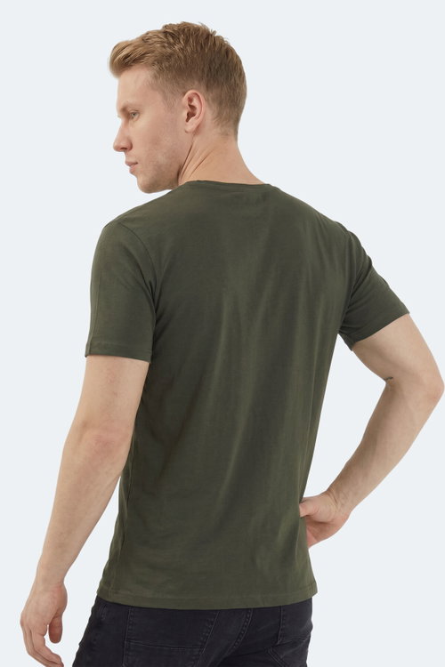 Slazenger SANDER KTN Erkek Haki Tişört