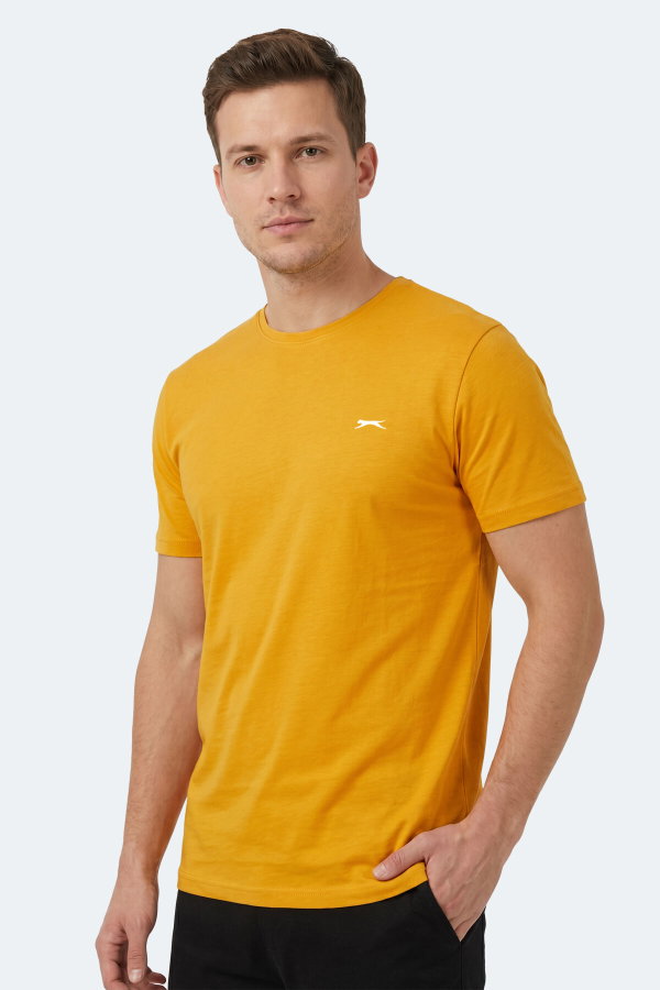 Slazenger SANDER KTN Erkek Hardal Tişört