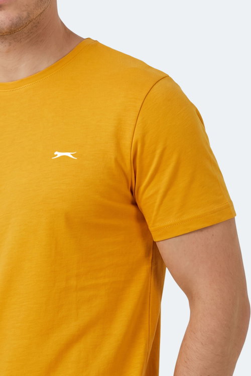 Slazenger SANDER KTN Erkek Hardal Tişört