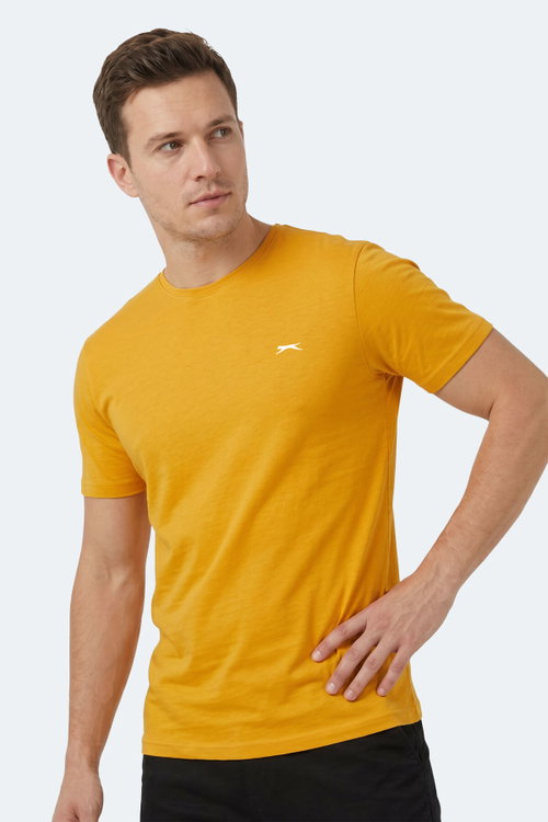 Slazenger SANDER KTN Erkek Hardal Tişört
