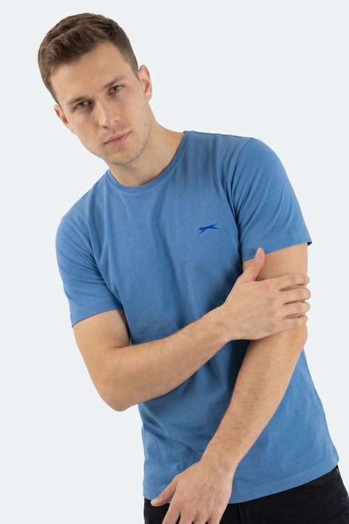Slazenger SANDER KTN Erkek Indigo Tişört