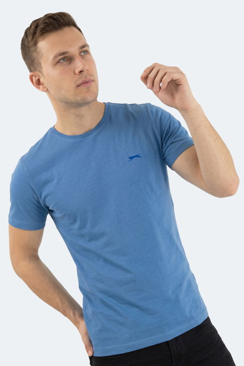 Slazenger SANDER KTN Erkek Indigo Tişört